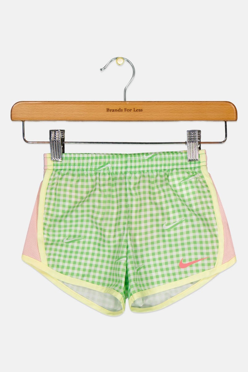 Nike Toddlers Girl Brand Logo Training Shorts, Multicolor - Image 2